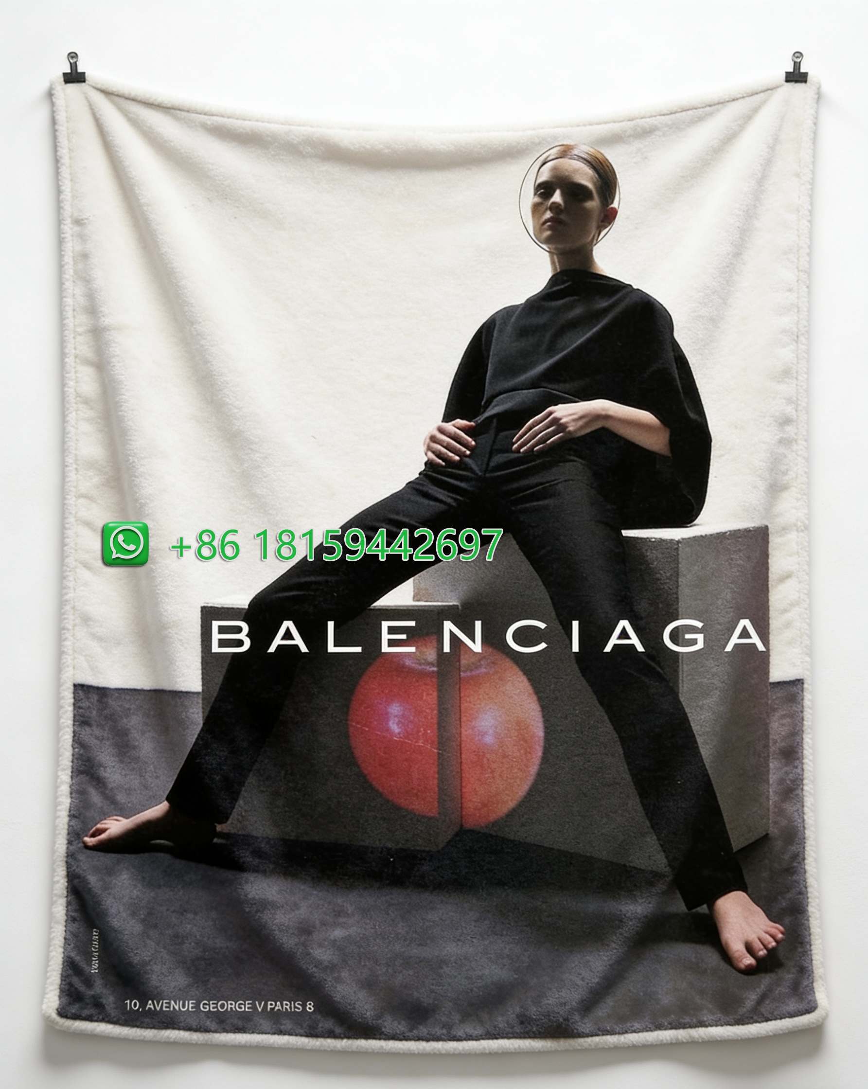 Balenciaga Throw Blankets